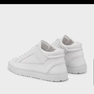 ETQ Amsterdam white leather shoes size 8